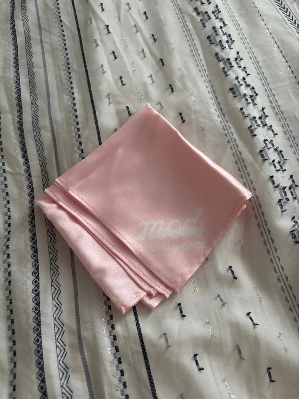 MOD by Ariana Grande Light Pink Bandana Scarf